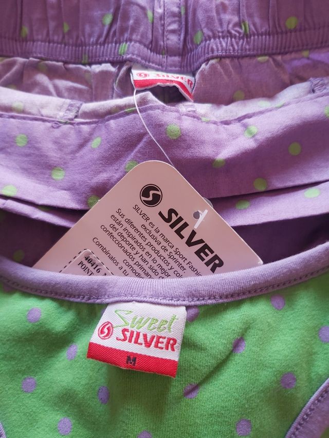 Conjunto chica Sliver  talla M
