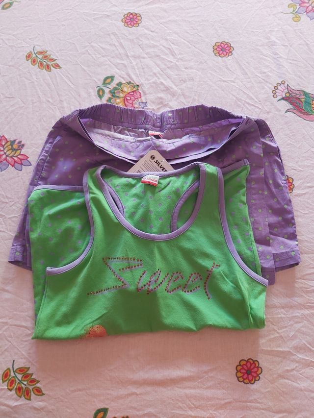 Conjunto chica Sliver  talla M