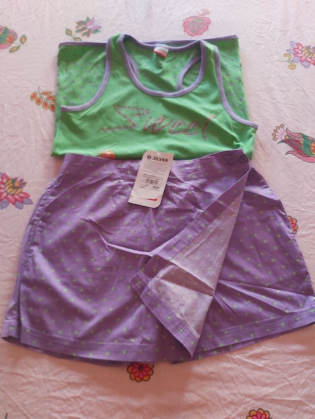 Conjunto chica Sliver  talla M