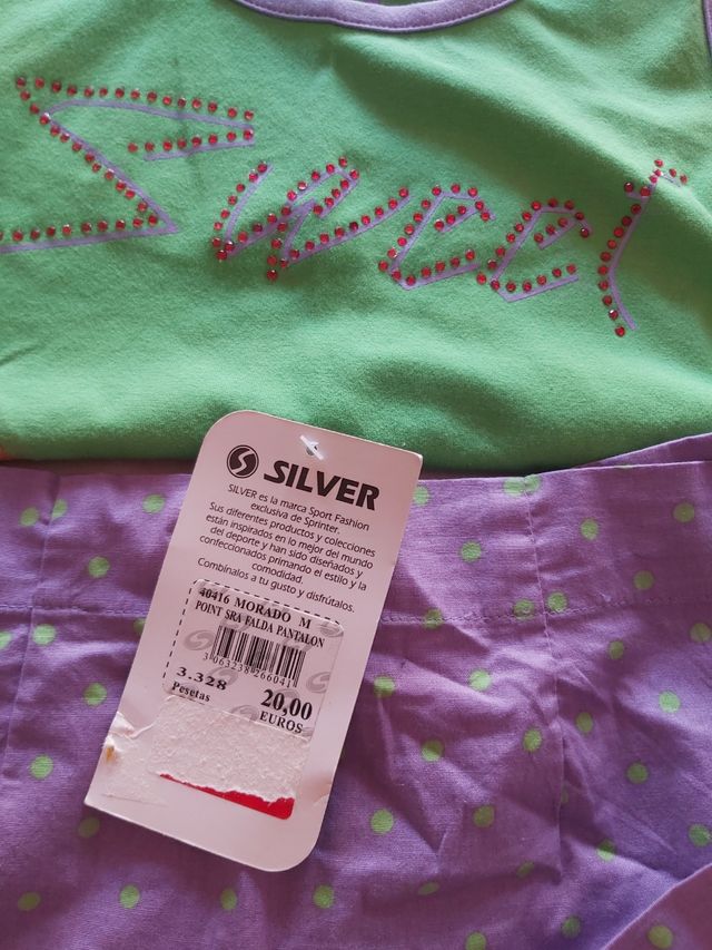 Conjunto chica Sliver  talla M