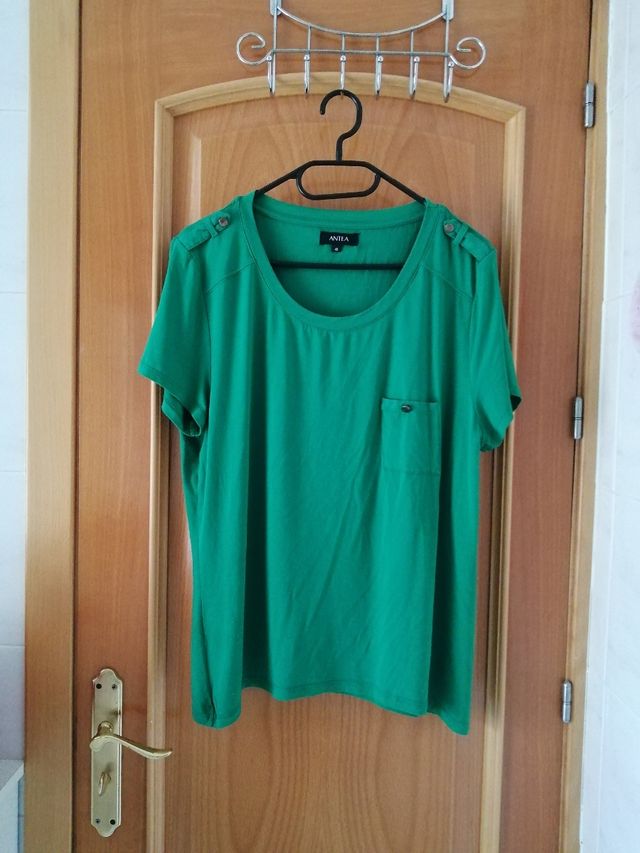 camiseta verde talla 44/46 de Antea