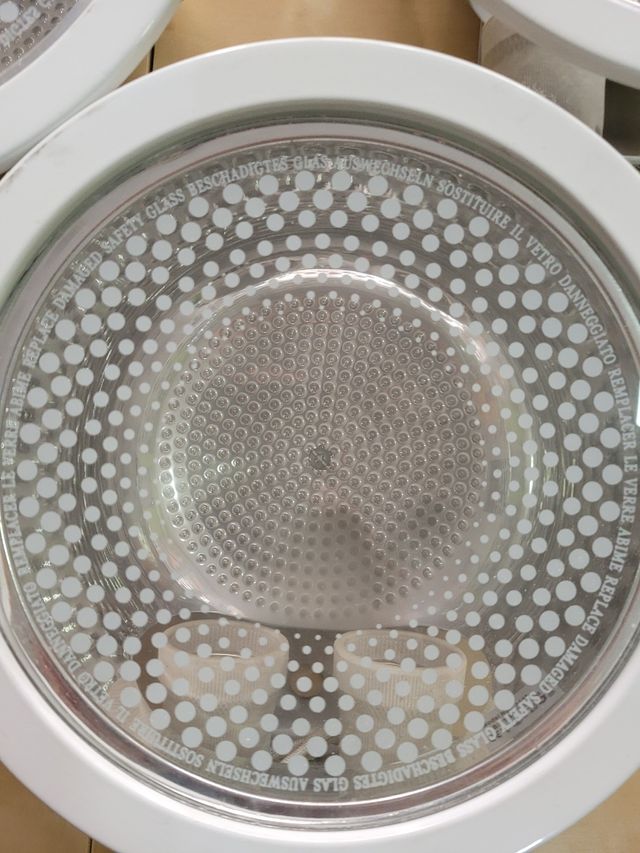 downlight conjunto de 3 directos a luz