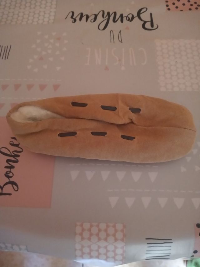 Pantuflas para niños.