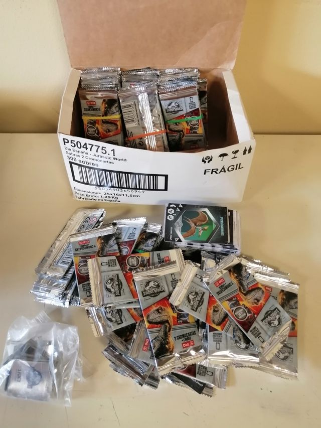 cromocartas jurassic world