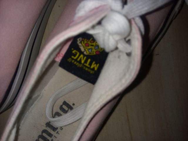 zapatillas lona mustang rosas