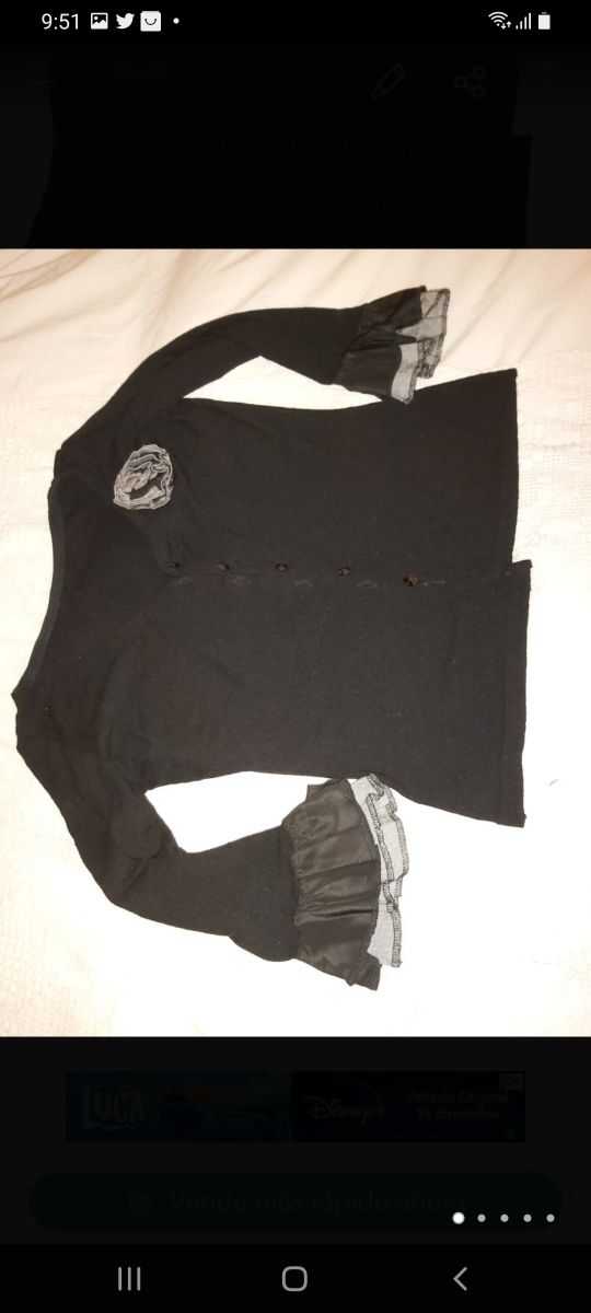 Chaqueta de vestir con manga tres cuartos