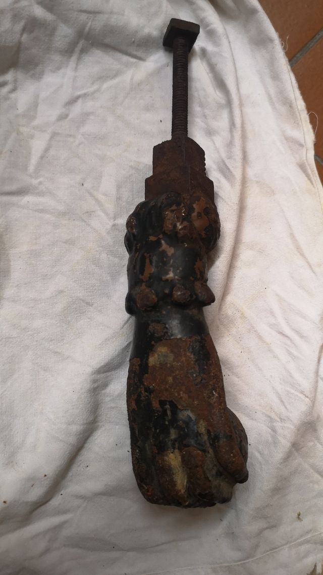 Picaportes antiguos de bronce aldaba llamador