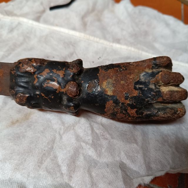 Picaportes antiguos de bronce aldaba llamador