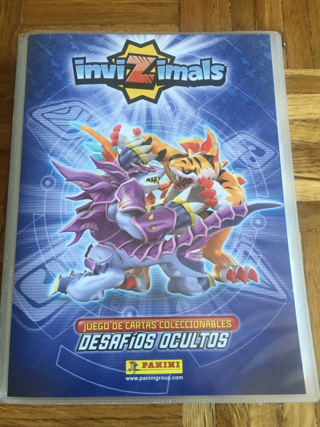 Album Invizimal + cromos + tablero de juego