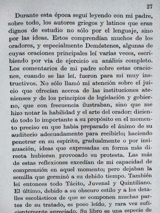 Autobiografía, John Stuart Mill