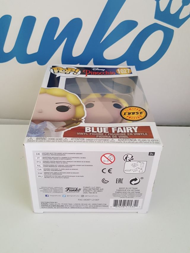Funko pop Blue Fairy CHASE 1027 Disney Pinocchio