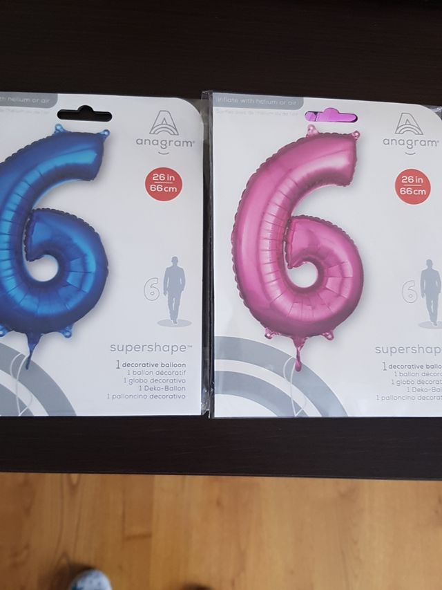 Globos 6 9 Cumpleaños Grande Fiesta  66cm 