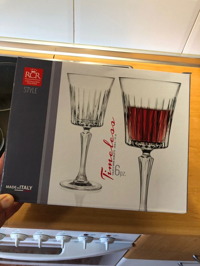 Copas coctelería vino