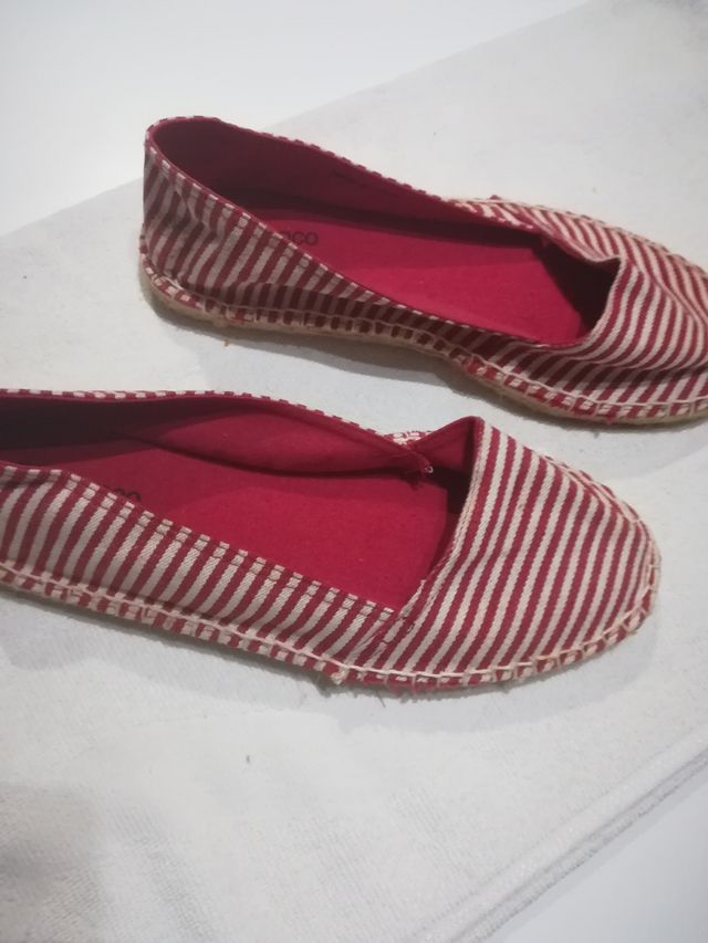Alpargatas rayas