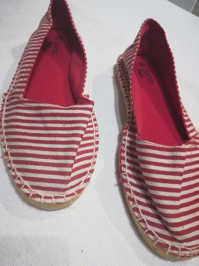 Alpargatas rayas