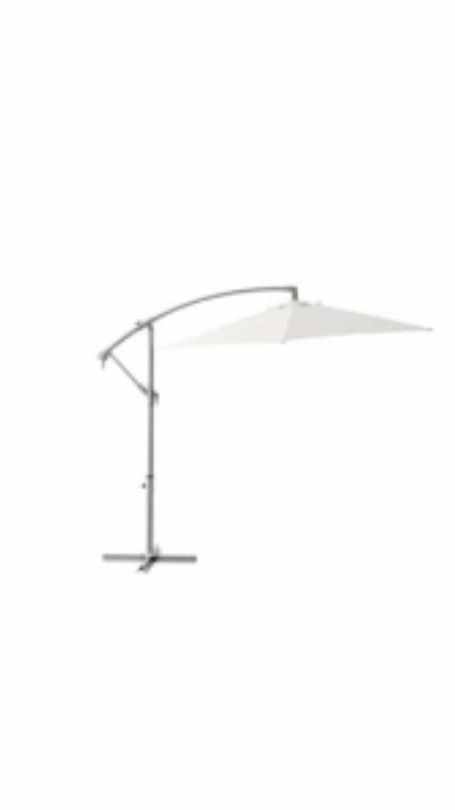 SOMBRILLA IKEA con pie de 2'5 metros blanca