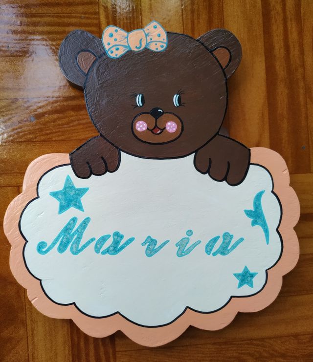 Adorno para puertas de recien nacidos