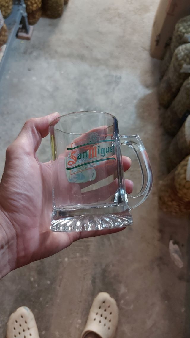jarras pequeñas cerveza san miguel