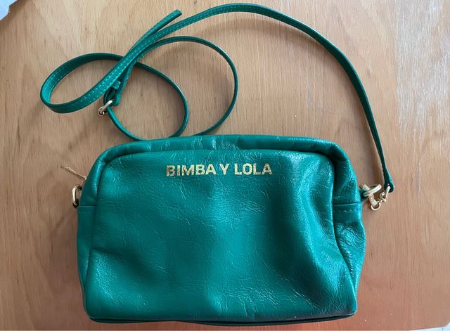 bolso bimba y lola verde neon