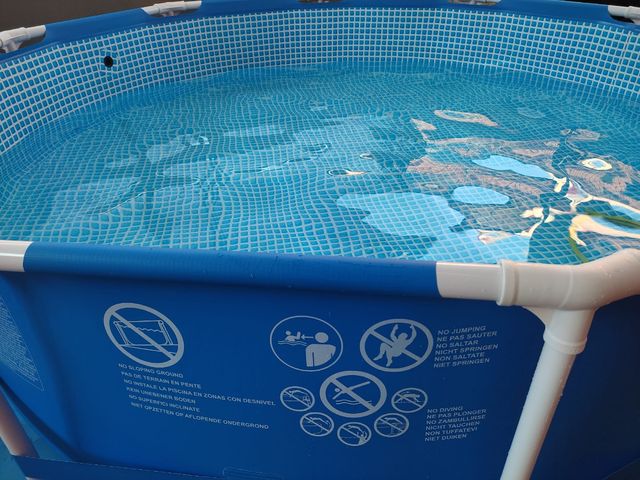 Piscina + Depuradora + lona pompas (305 diámetro)