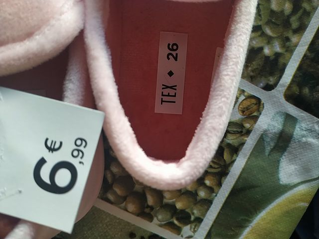 zapatilla niña talla 26 nueva