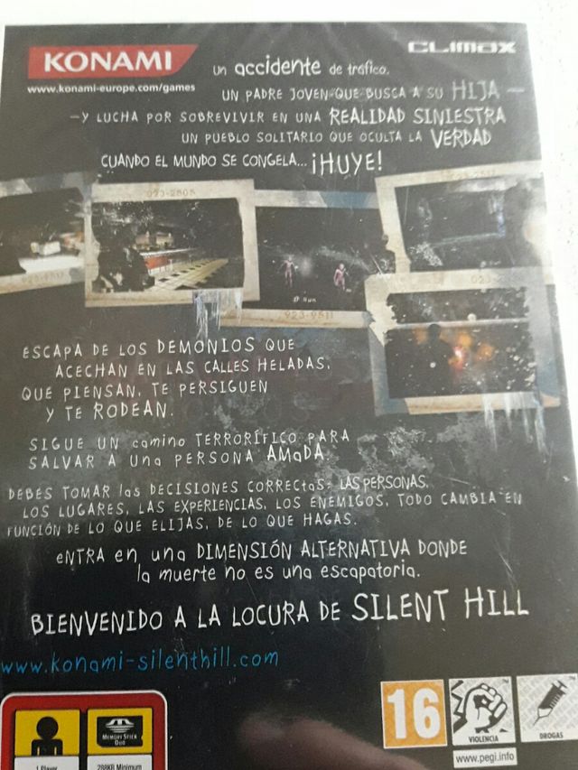 SILENT HILL:SHATTERED MEMORIES NUEVO PARA PSP