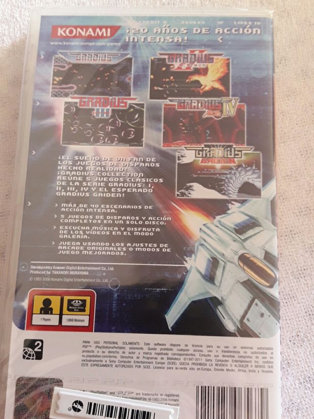 JUEGO NUEVO DE PSP GRADIUS COLLECTION