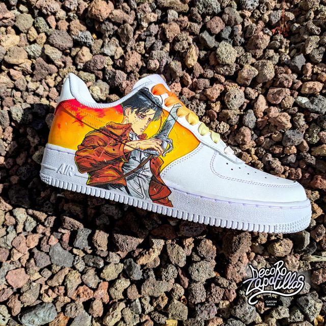Levi Ackerman Anime Af1s On Titan Levi Nike Levi Custom Titan Levi