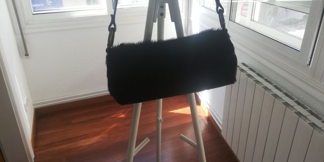 bolso baguet marrón