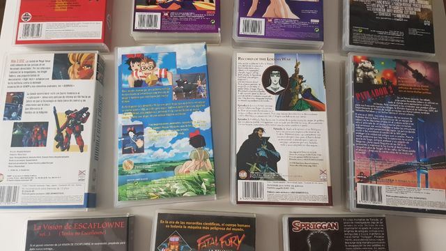 ANIME VHS LOTE VARIAS