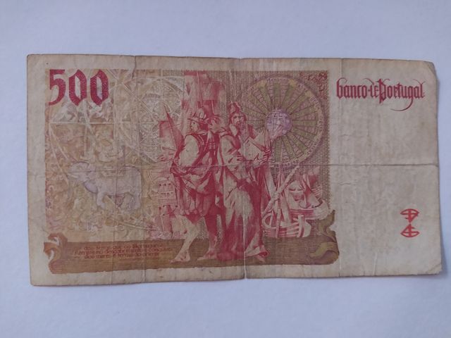 Billete 500 Escudos Portugal