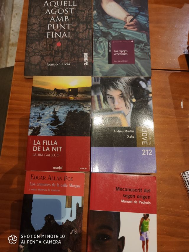 libros de lectura 5€c.u.