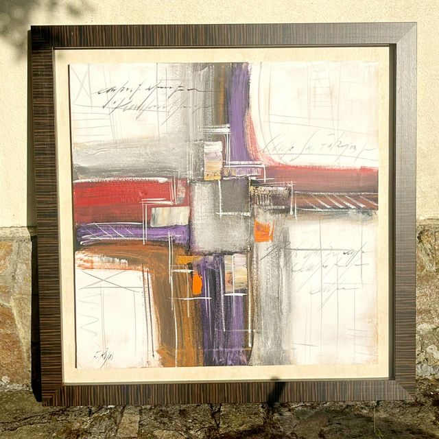 cuadro pintado a mano