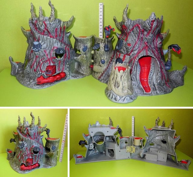 Monte Vulcano de Gormiti y dos Gormitis.