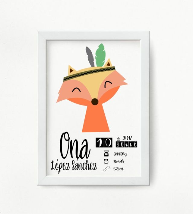 Natalicios en láminas