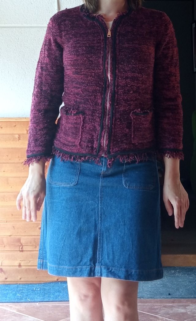 chaqueta " bouclé"