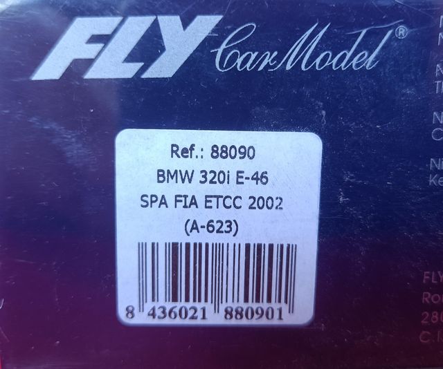 Fly 88090 BMW 320i E-46 #10 SPA FIA ETCC '02 F.Ekb