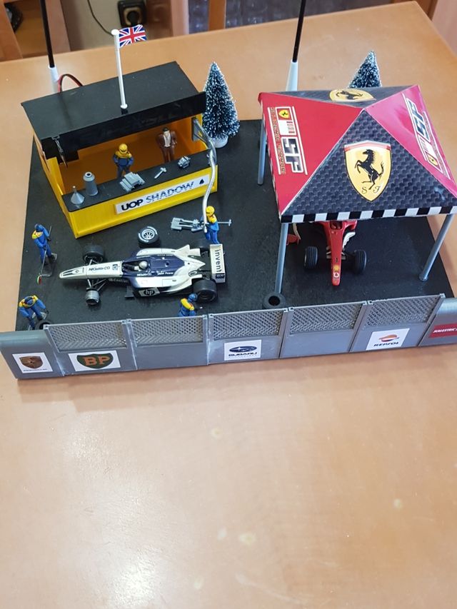 Scalextric. Dioramas.