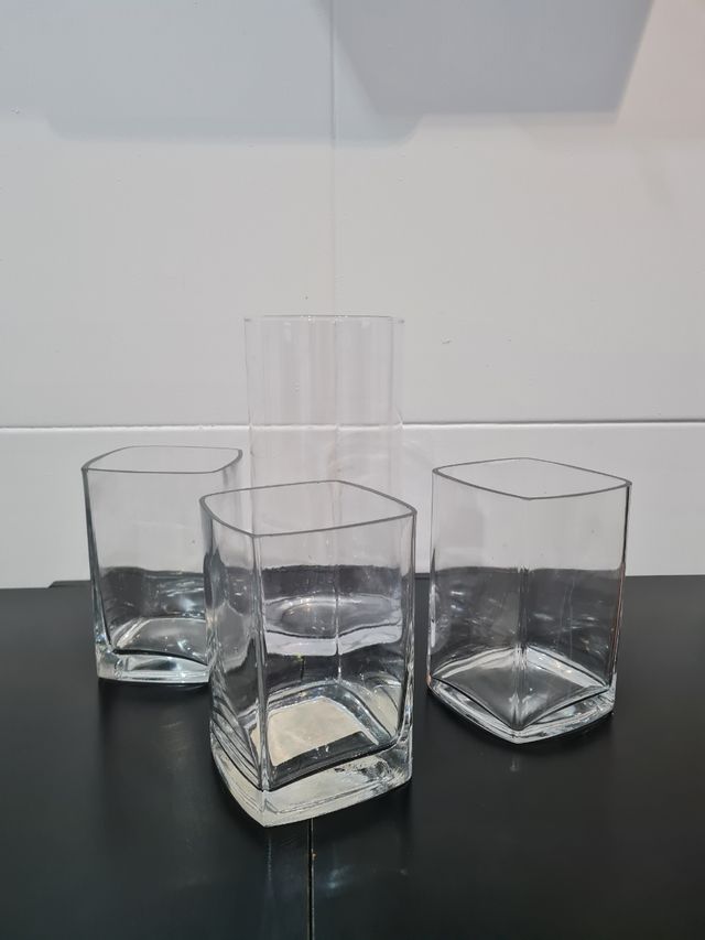 Jarrones de cristal