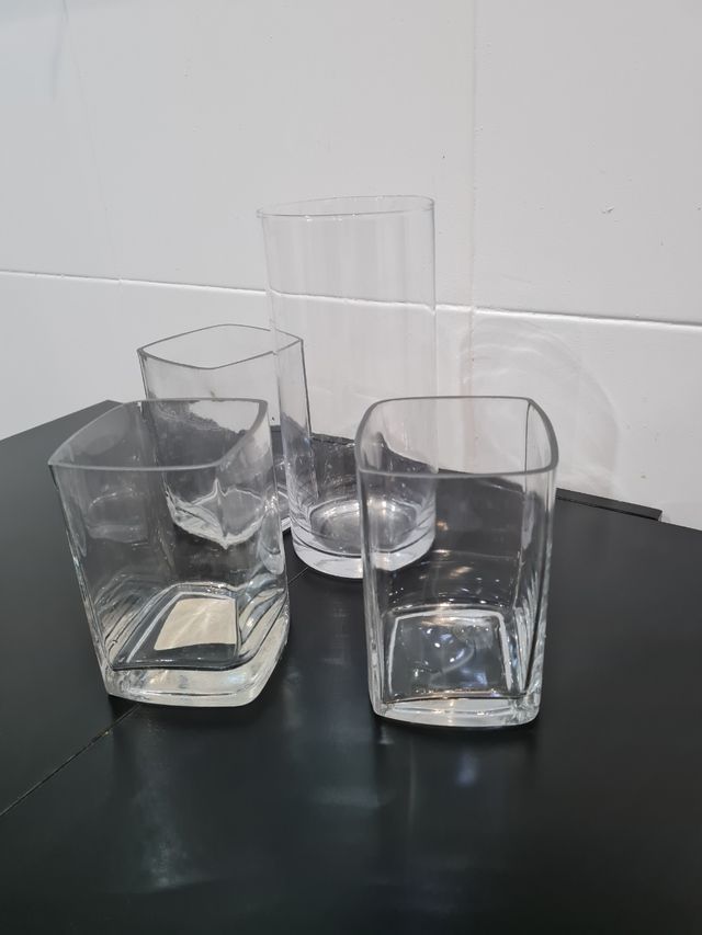 Jarrones de cristal