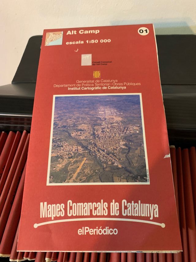Mapas comarcales Catalunya coleccion completa 41 u