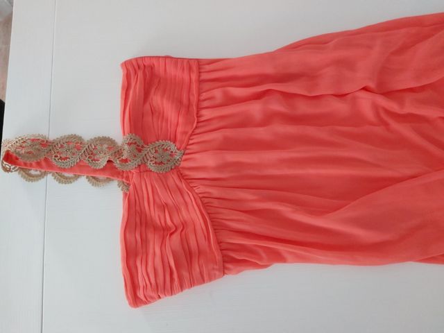 Vestido largo poete con tirante asimétrico