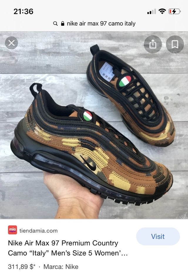 NIKE AIR MAX 97 CAMO