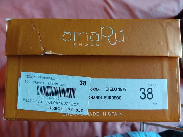 Zapato salón 38