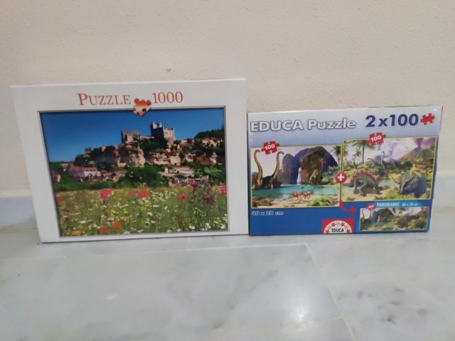 Conjunto de puzzles sin estrenar