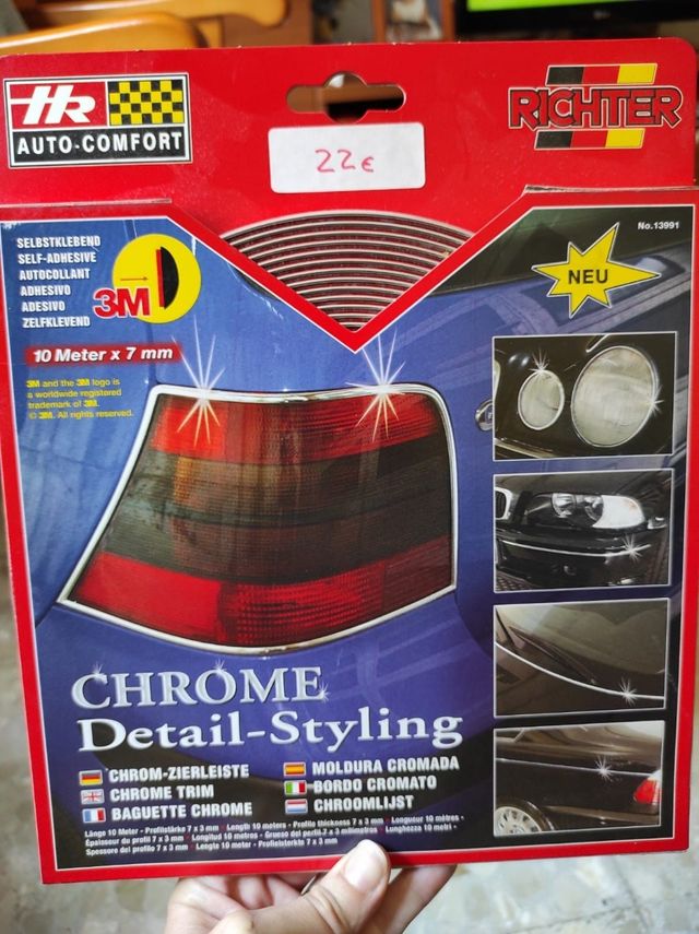 Molduras cromadas diferentes medidas