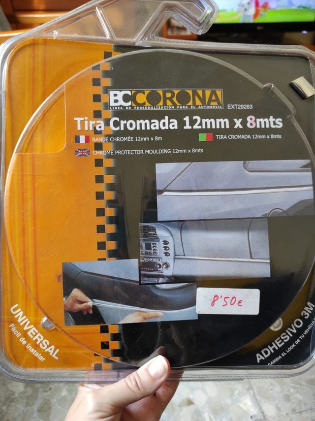 Molduras cromadas diferentes medidas