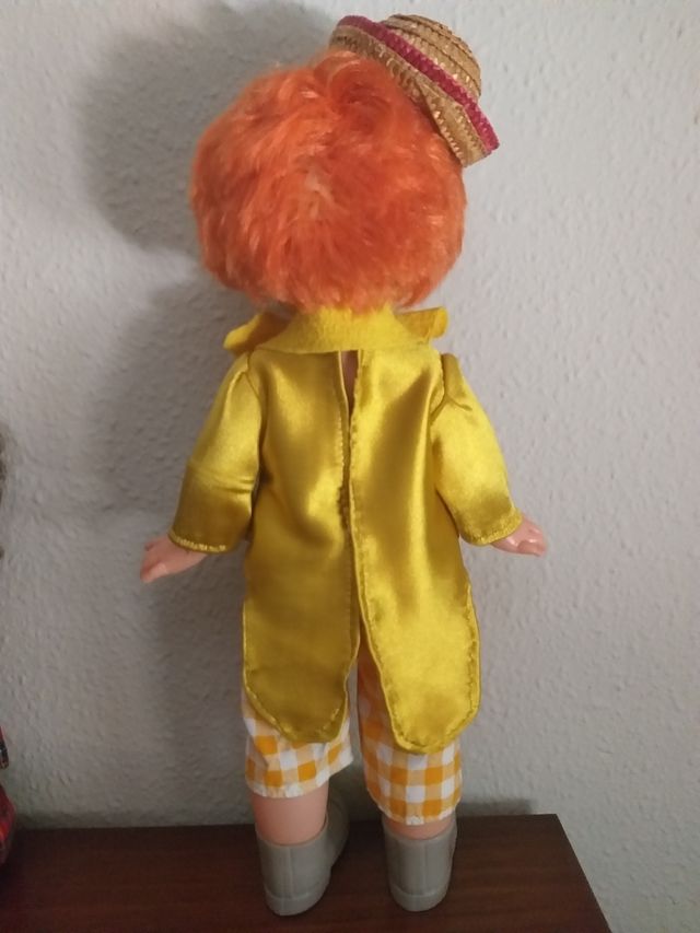 Antigua muñeca payaso años 60