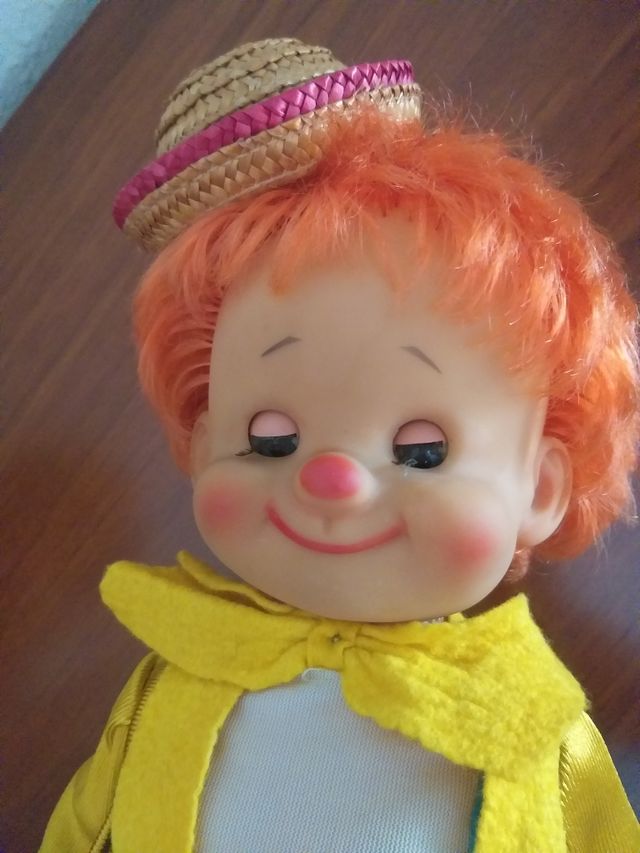 Antigua muñeca payaso años 60