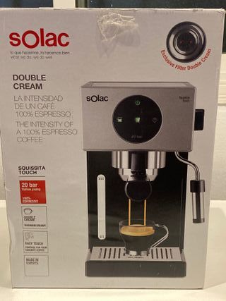 Solac CE4552 Squissita Touch - Cafetera espresso de segunda mano por 95 EUR  en Pineda de Mar en WALLAPOP